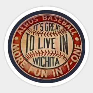 Wichita Aeros Baseball Sticker